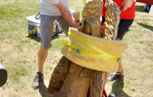 Anděl odplaval během povodní. Našli jej v jiné vesnici