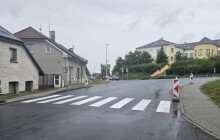 Svatoplukova ulice ve Šternberku se od pondělí uzavře, doprava pojede oklikou až do 15. srpna