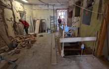 Mohelnickou radnici rekonstruují. Pomáhají i vězni z Mírova