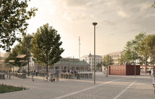 Více zeleně, méně betonu. Projekt nové tržnice už má své vizualizace