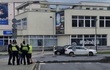 Plynaři uzavřeli křižovatku U Pradědu bez svolení města. Na místě zasahovala policie