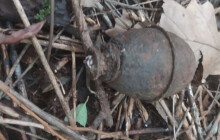 Správce při obchůzce areálu narazil na granát