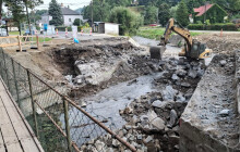 Mosty v Domašově mizí, nové přemostění má být hotové do listopadu