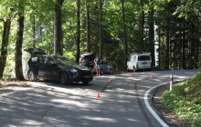 Půlmilionová škoda během jediného dne. Dvě nehody zaměstnaly policii