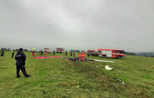 Na Šumpersku se zřítil ultralehký letoun, pilot nehodu nepřežil