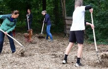 Kanceláře vyměnili za nářadí a pomáhali v olomoucké zoo