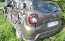 Nehoda skončila bez zranění, auta jsou na odpis. Srážka u Rapotína zablokovala dopravu