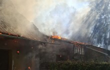 V Dalově hořela střecha rodinného domu