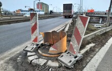 Obchvat na ulici Tovární v Olomouci bude vybaven novými svodidly a tlumičem nárazu