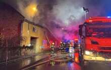 Na Prostějovsku hořel rodinný dům, škoda 2 miliony