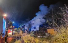 Hořela chata, na Přerovsku se jeden člověk zranil