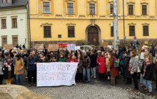 Motoristů bylo dost, chceme lepší budoucnost!  Studenti bránili přírodu i v Olomouci