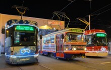 Olomoucké vánoční tramvaje patří mezi nejhezčí v Evropě