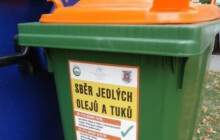 V Olomouci přibydou nové sběrné nádoby na jedlé oleje a tuky. Podívejte se kde