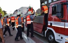 Noční požár ve výrobní hale u Kralic na Hané. Škoda přesáhne milion korun