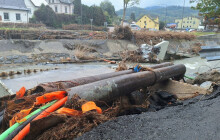 Jeseník dál pracuje na obnově infrastruktury po povodních. Vybírá zhotovitele