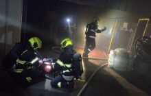 Hasiči museli evakuovat 7 lidí. Hořelo na Přerovsku