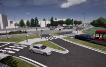 VIZUALIZACE: Přes Pražskou po přechodě. Čtyřproudový úsek opět počítá s chodci