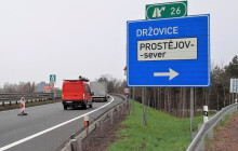 Rekonstrukce křižovatky na D46 u Prostějova je blíž. Začít se má příští rok