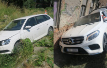 Na Šumpersku selhaly řidičce brzdy, druhá havarovala kvůli vedru
