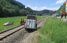 Odpojený příves přerušil na Šumpersku vlakovou dopravu