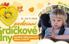 Podzimní Srdíčkové dny pomohou rodinám nemocných dětí