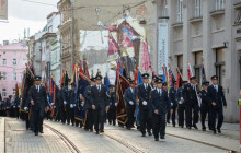 Horní náměstí patřilo hasičům. Do Olomouce dorazili i ze zahraničí