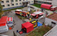 Část nemocnice uzavřeli, přišla izolace i dekontaminace. Šlo o velké cvičení