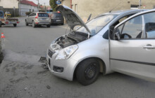 Senior boural v Přerově. Nezvládl pravotočivou zatáčku