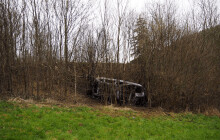 Na Šumpersku havaroval osobní automobil. K nehodě se zprvu nikdo nehlásil