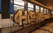 Vandalové přes víkend poškodili vlaky na Přerovsku