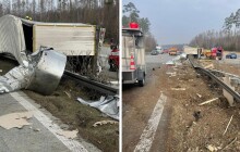 Nehoda kamionu dnes uzavřela D35. Po šesti hodinách je dálnice opět průjezdná