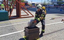 VIDEO: Nejtvrdší hasiči jsou z Olomouce a Zábřehu. Podívejte se na soutěž hasičů