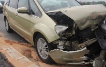 Hromadná havárie u Mohelnice. Řidička si nenechala dostatečný odstup