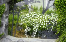 Pavilon levhartů má unikátní polepy. Zoo chce chránit životy ptáků