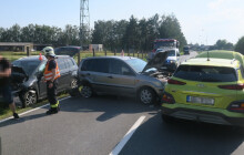 Bourali u Pňovic. Srážka má jednu zraněnou