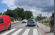 Seniorka srazila při předjíždění cyklistku. Řidička fabie nadýchala