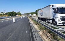 Pás dálnice D35 u Velkého Újezdu chce ŘSD zprovoznit do konce prázdnin.