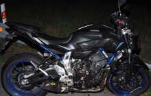 Havaroval pod Červenohorským sedlem. Motorkářovi podjelo přední kolo