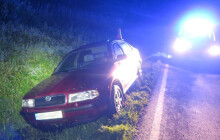 Boural na Jesenicku. Nadýchal 2,5 promile