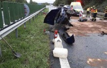 Vážná nehoda na D35. Záchranka převezla zraněné do fakultní nemocnice     