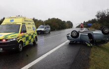 Nehoda u Lipníka nad Bečvou zaměstnala hasiče. Řidiči se zranili, jednoho vyprošťovali