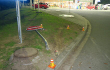 Ujel od nehody, schytal pokutu a sedm bodů. Každý má ohlašovací povinnost, vyzývá policie