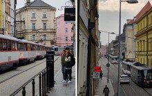 Střet člověka a tramvaje zastavil provoz v centru Olomouce. Žena je v péči lékařů