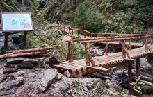 Opravené lávky i schody. CHKO rekonstruovalo devět přechodů