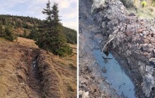 Při řezání kleče poškodila technika podle aktivistů tundru na Červené hoře