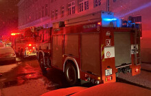 Hasiči u požáru sedacího vaku. Zasahovaly tři jednotky