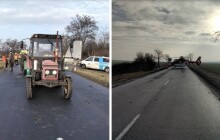 Traktor ve vlečce převážel 18 lidí. Pro zraněné musel i vrtulník