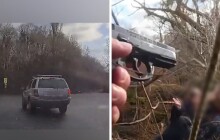 VIDEO: Zfetovaný mladík ujíždel policii. Ukrytého v lese ho našel psovod