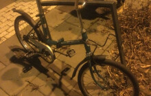 Chtěl ukrást kolo, zastavil ho zámek i strážníci. Šlo o sázku